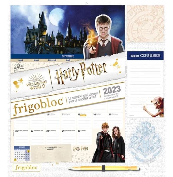 Harry Potter ; frigobloc mensuel (édition 2023)