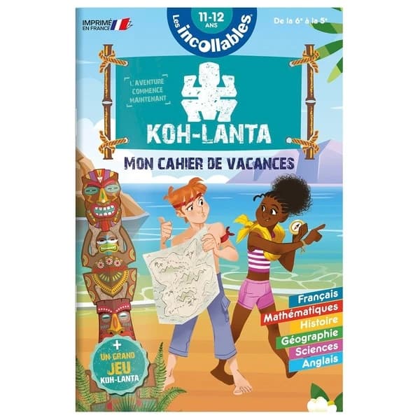 Mon cahier de vacances Koh Lanta de la 6e à la 5e 11-12 ans : Avec un grand jeu Koh-Lanta