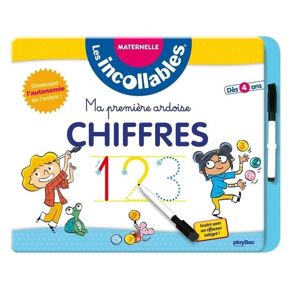 Les incollables : ma première ardoise : chiffres