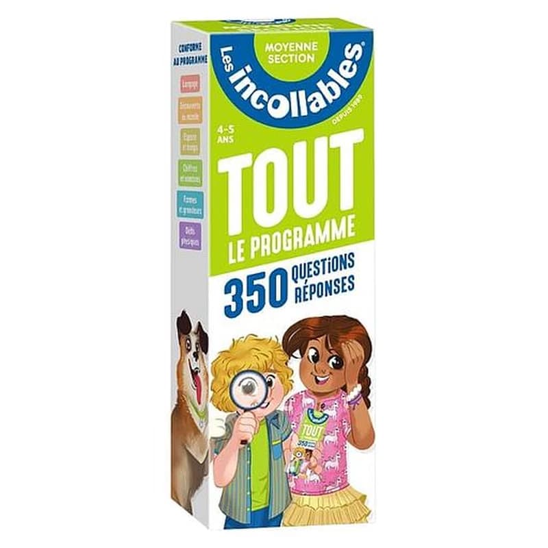 Les incollables : tout le programme ; MS ; 350 questions réponses