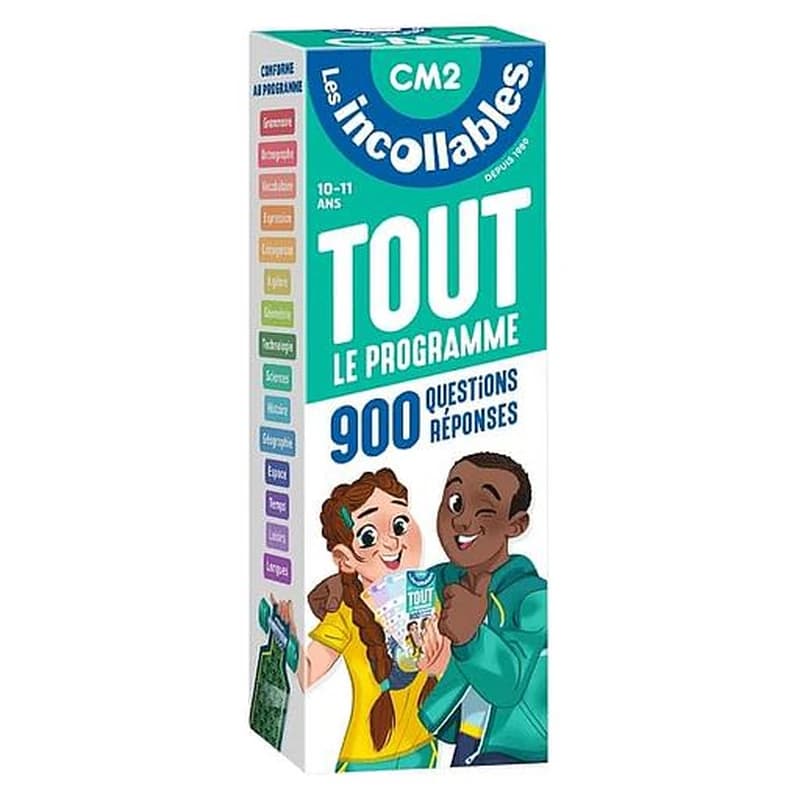 Les incollables : tout le programme ; CM2 ; 900 questions réponses