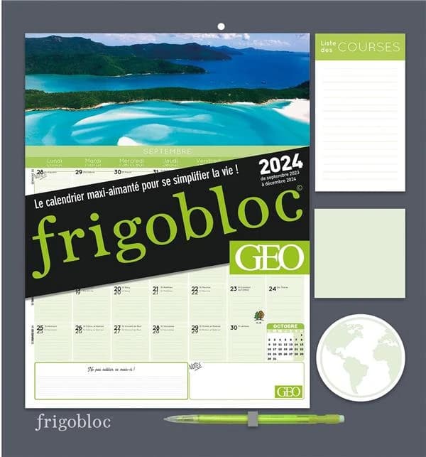 Frigobloc mensuel Geo (édition 2024)