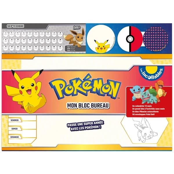 Pokémon : mon bloc bureau