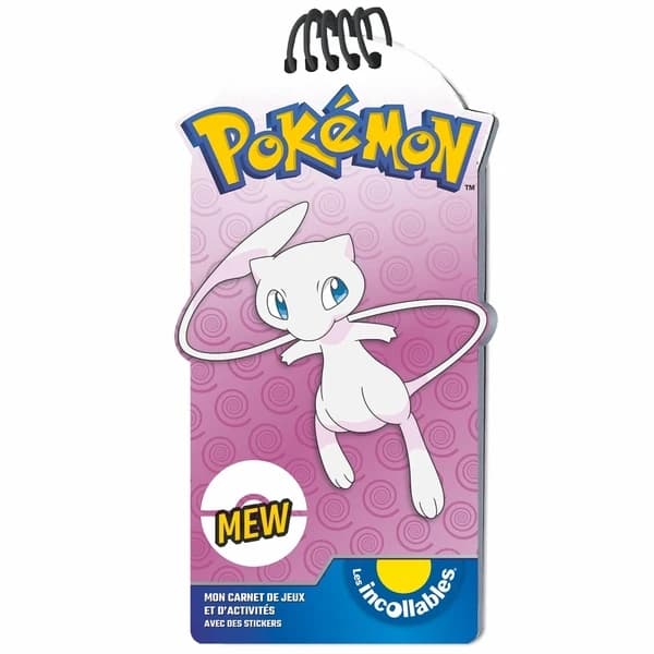 Les incollables : Pokémon : Mon carnet de jeux et d'activités avec stickers : Mew