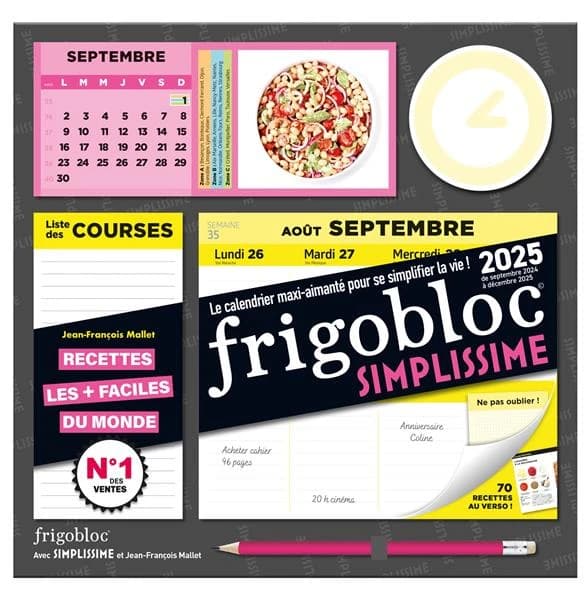 Frigobloc : Hebdomadaire ; Simplissime (édition 2025)