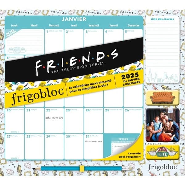 Frigobloc : Mensuel ; Déco Friends (édition 2025)