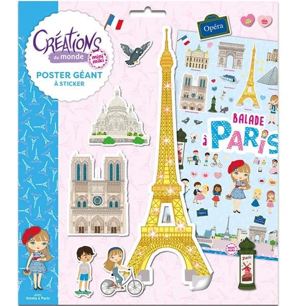 Créations du monde : Poster géant à sticker
