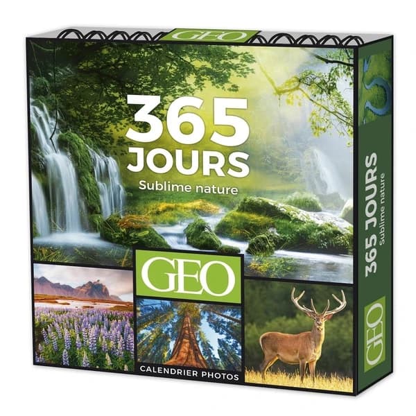 365 jours : Sublime nature ; Calendriers Geo