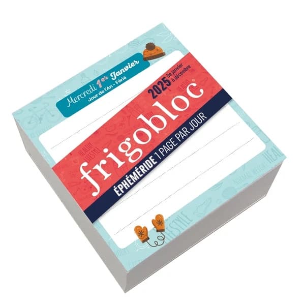 Frigobloc : Éphéméride 1 page par jour : L'organisation familiale sur mesure