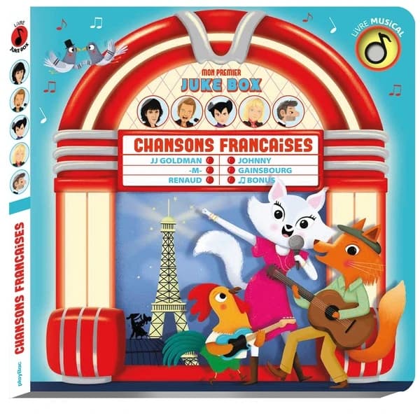 Mon premier jukebox : chansons françaises : Goldman, Gainsbourg, Johnny, Renaud, M...