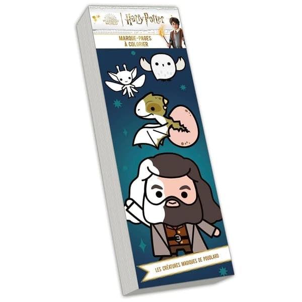 Harry Potter : Marque-pages à colorier : Les créatures magiques de Poudlard