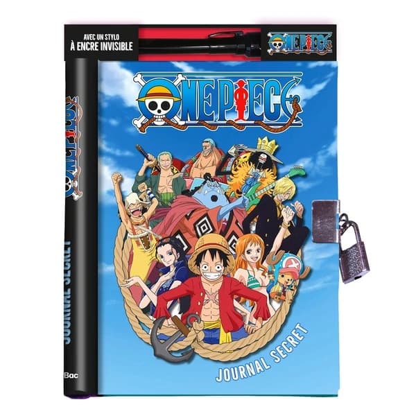 Journal secret One piece : Avec 1 stylo à encre invisible