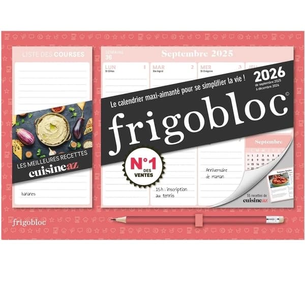 Mini frigobloc : Hebdomadaire ; Les meilleures recettes Cuisine AZ (édition 2026)