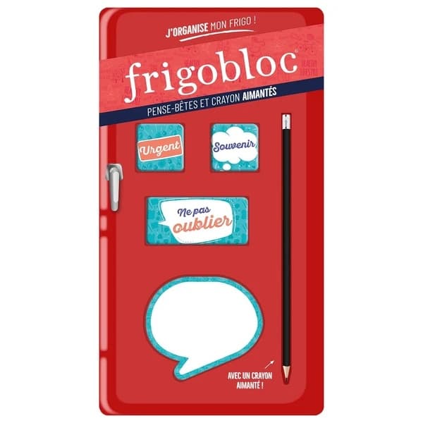 Frigobloc : Pense-bêtes et crayon aimantés