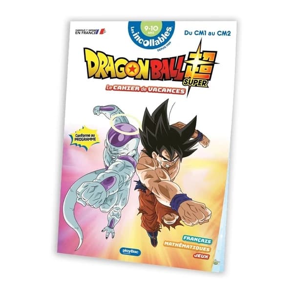 Les incollables : Mon cahier de vacances ; Dragon Ball Super ; Du CM1 au CM2