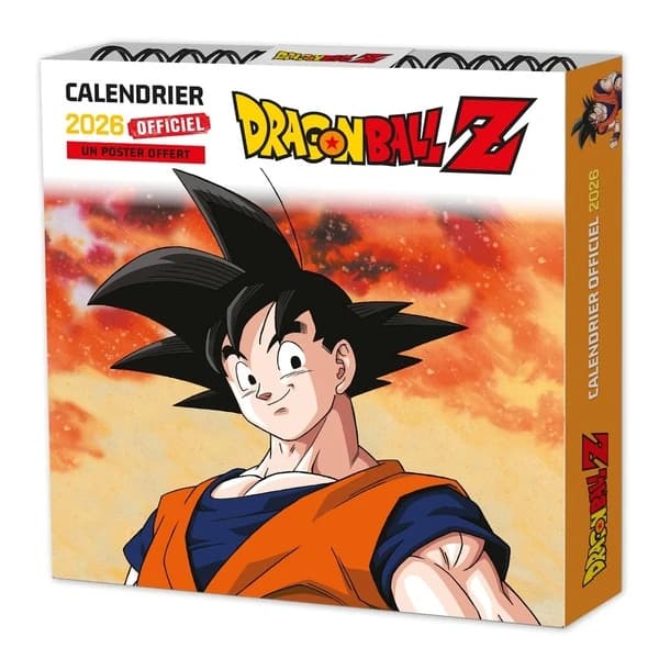 Calendrier officiel Dragon Ball Z : Un poster offert