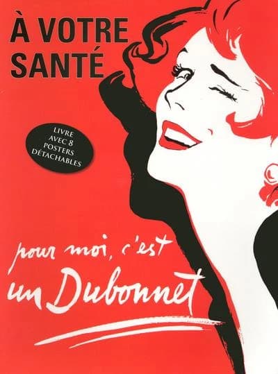 Liqueurs & alcools ; portfolio de 8 affiches publicitaires rétro