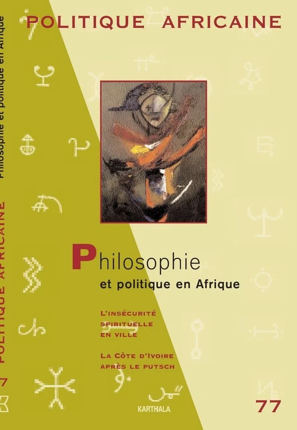 Revue politique africaine n.77 : philosophie et politique