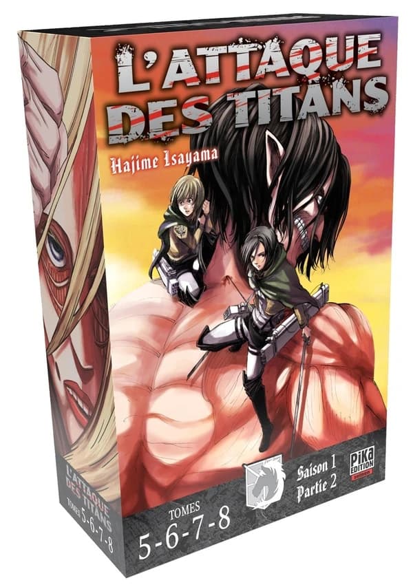 L'attaque des titans. Saison 1. Partie 2. Tomes 5 à 8