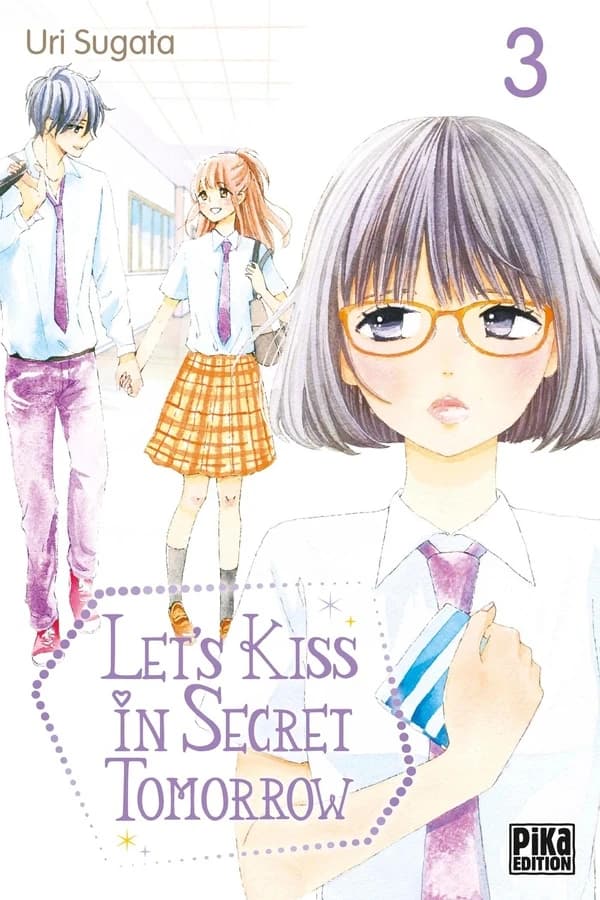 Let's kiss in secret tomorrow. 3