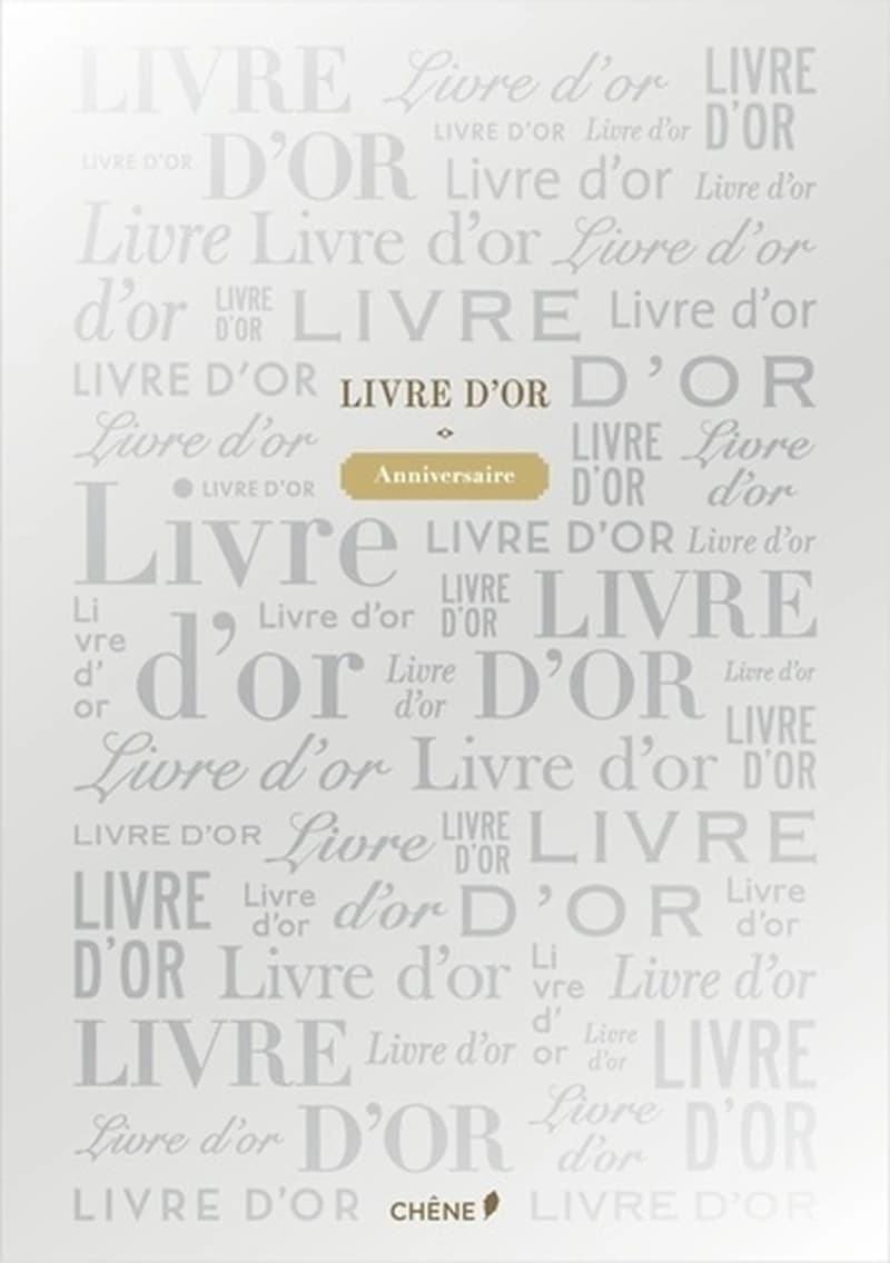 LIVRE D'OR ARGENTE GRAND