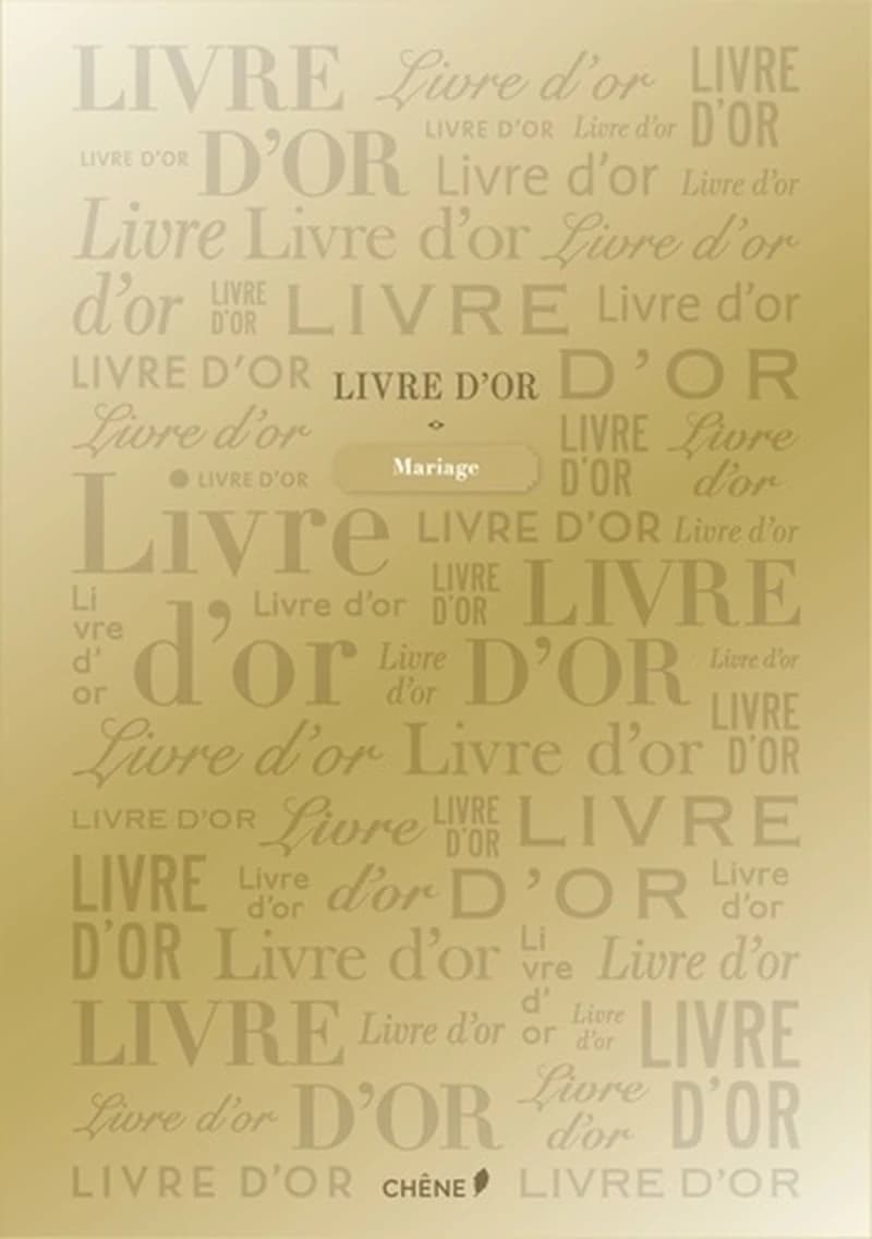 LIVRE D'OR DORE PETIT