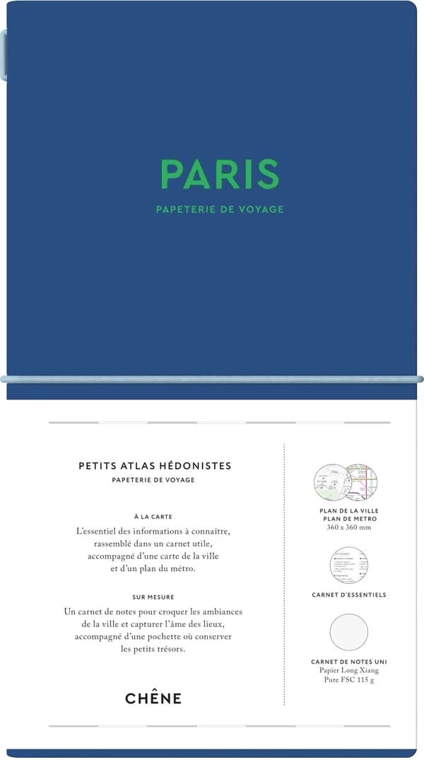 Paris : papeterie de voyage