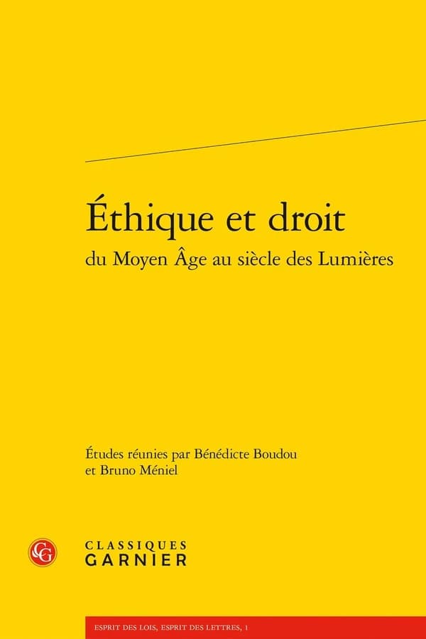 Éthique et droit : du Moyen âge au siècle des Lumières