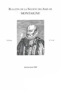Bulletin de la société internationale des amis de Montaigne n.19