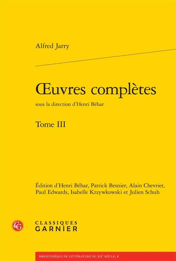 Oeuvres complètes. Tome III