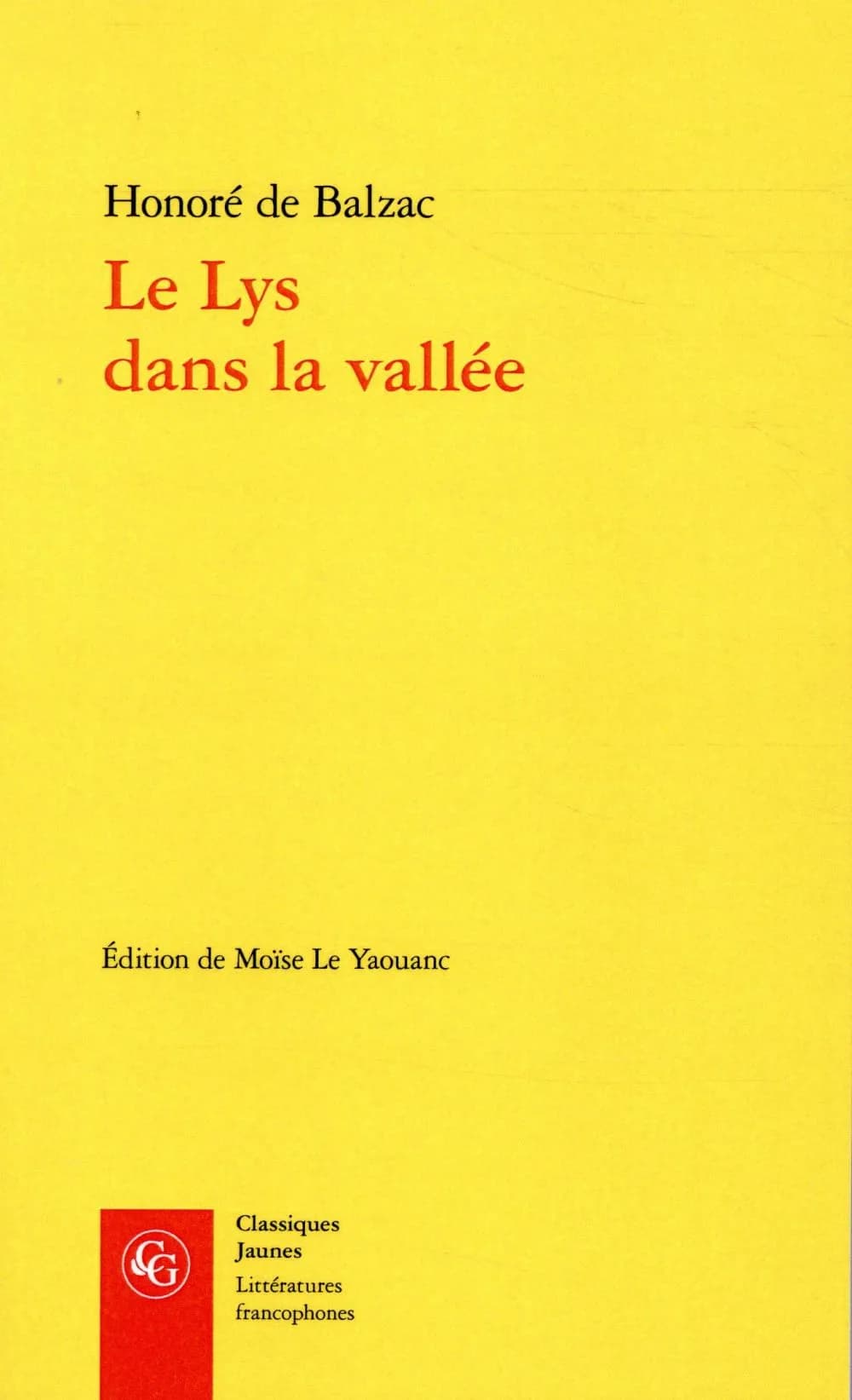Le lys dans la vallée