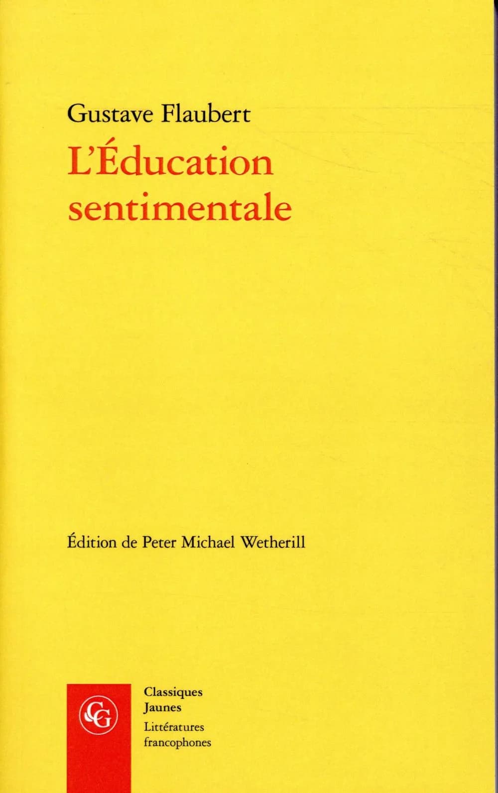 L'éducation sentimentale : histoire d'un jeune homme