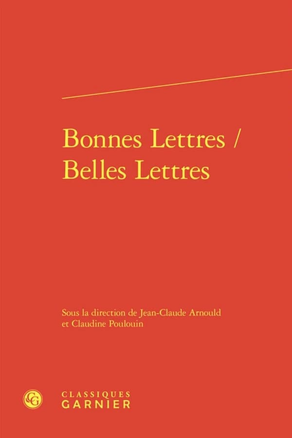 Bonnes lettres-belles lettres