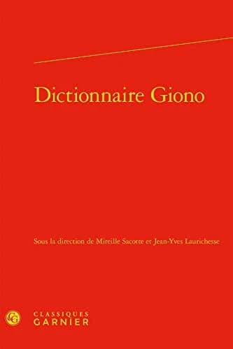 Dictionnaire Giono