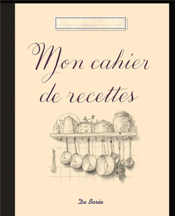 Mon cahier de recettes