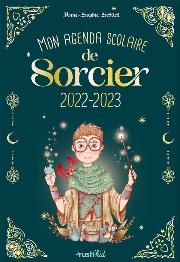 Mon agenda scolaire de sorcier (édition 2022