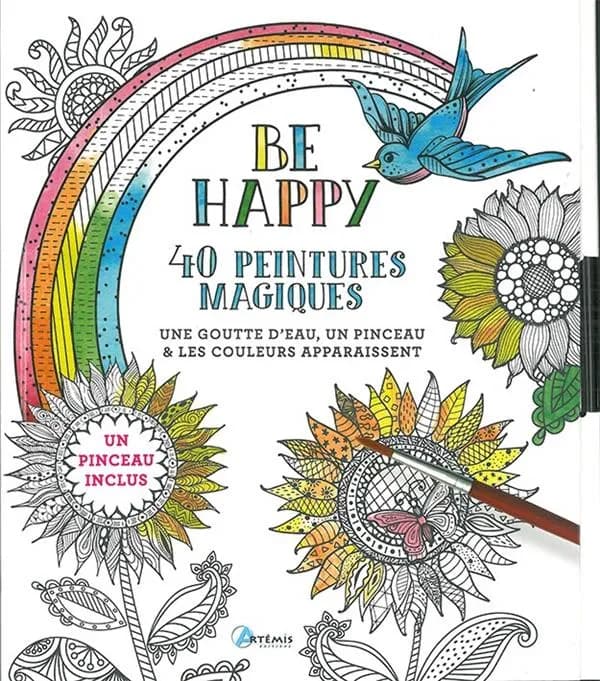 Be happy ; 40 peintures magiques