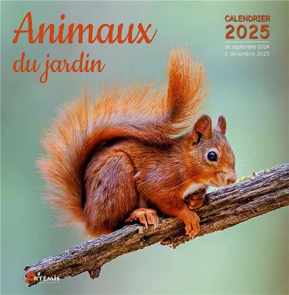 Animaux du jardin : Calendrier de septembre 2024 à décembre 2025