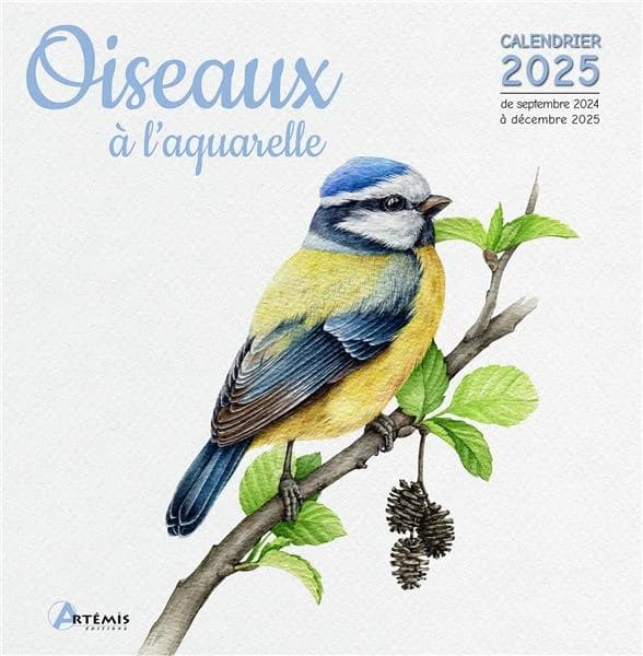 Oiseaux à l'aquarelle (édition 2025)