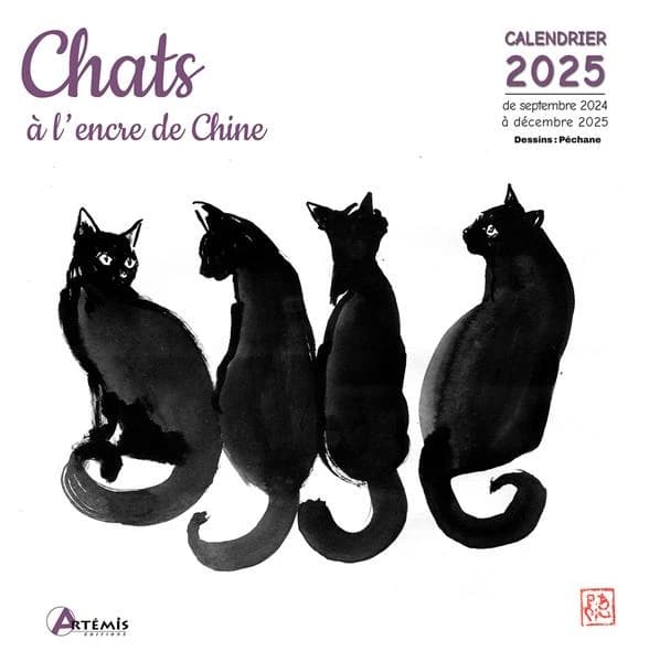 Chats à l'encre de Chine (édition 2025)
