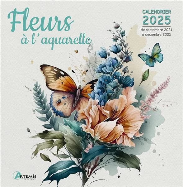Fleurs à l'aquarelle (édition 2025)