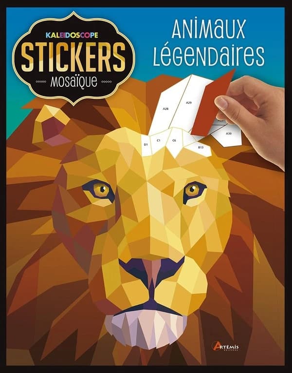 Stickers mosaïque : Animaux légendaires