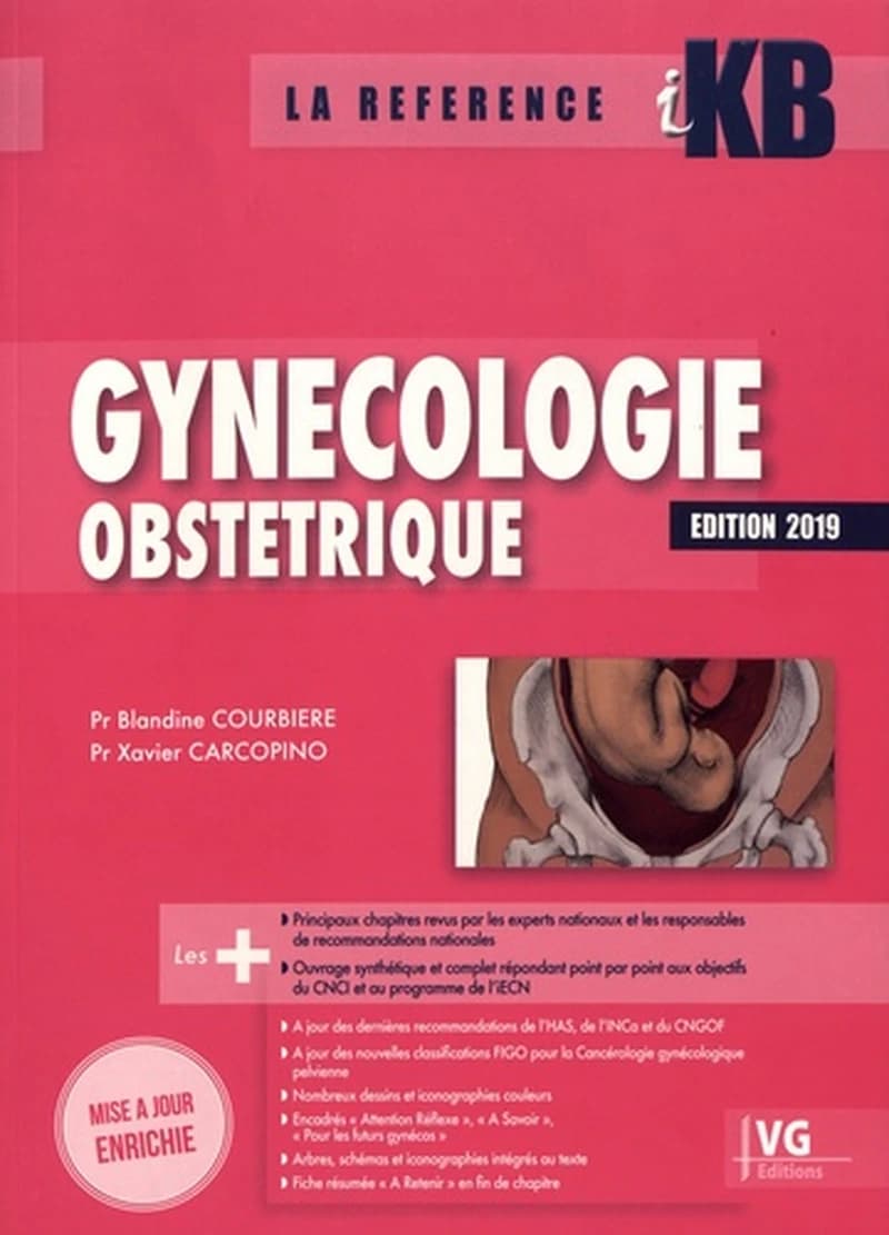 Gynécologie, obstétrique (Éd. 2019) Pr Blandine Courbière,... Pr Xavier Carcopino,...