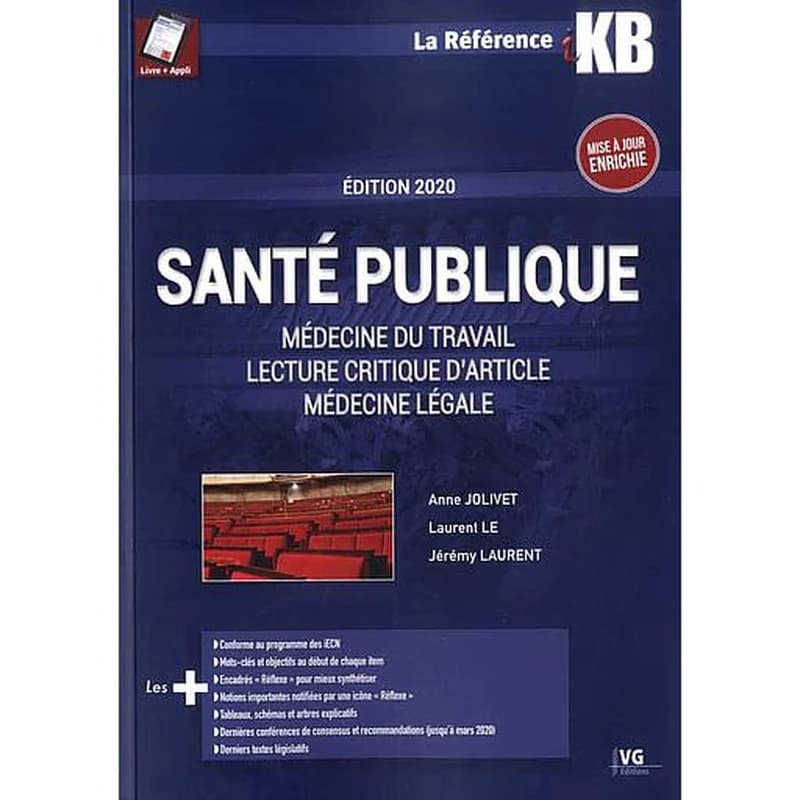 Santé publique - Médecine du travail, lecture critique d'article, médecine légale