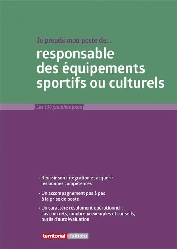 Je prends mon poste de directeur des équipements sportifs ou culturels