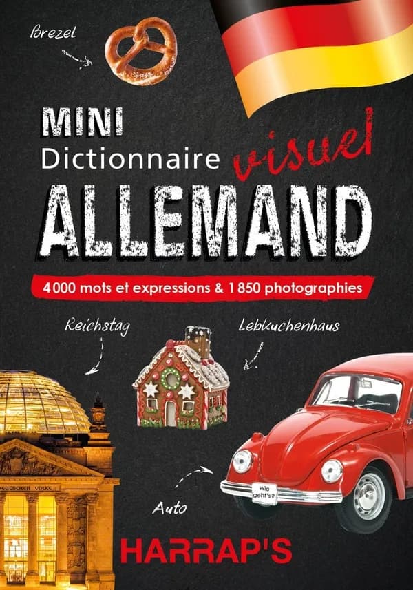 Mini dictionnaire visuel allemand : 4000 mots et expressions & 1850 photographies