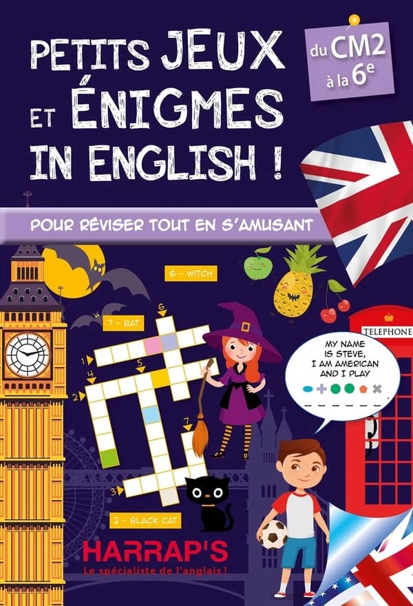 Petits jeux et énigmes in english : Du CM2 à la 6e