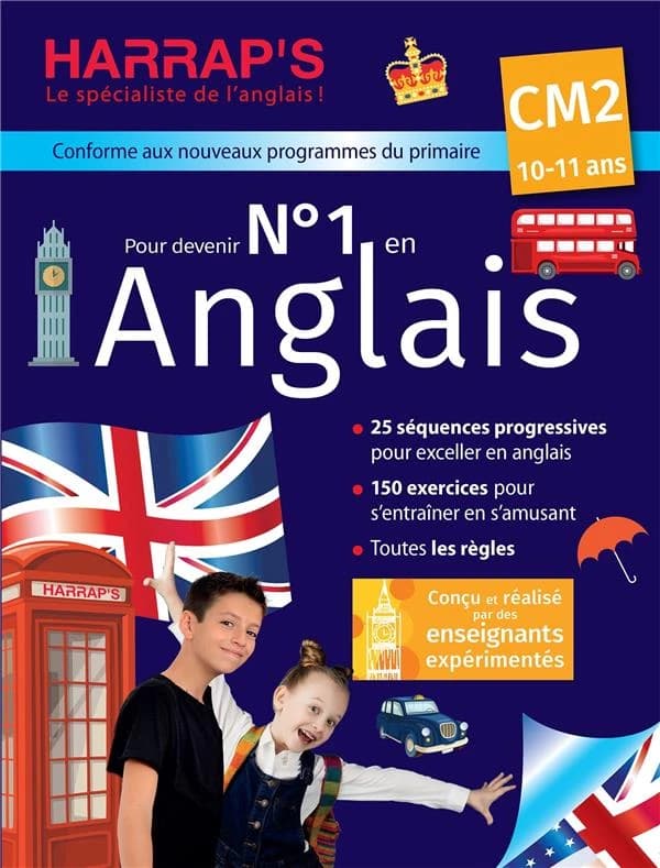 Harrap's numéro 1 en anglais ; CM2