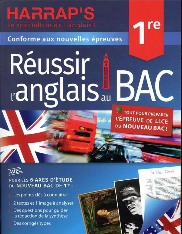 Réussir l'anglais au bac ; 1re, terminale