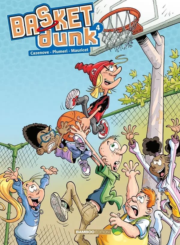 Basket dunk. 4 (Nouvelle éd. avec bonus) scénario, Christophe Cazenove, Arnaud Plumeri ; dessins, Mauricet ; couleurs, Benoît Bekaert